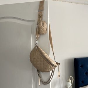 Steve Madden Cream Colour Side Bag/Cross Body Bag/Should Bag/Purse